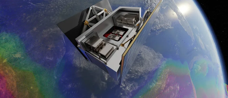 GRATTIS mission — Earth’s gravity field visualization